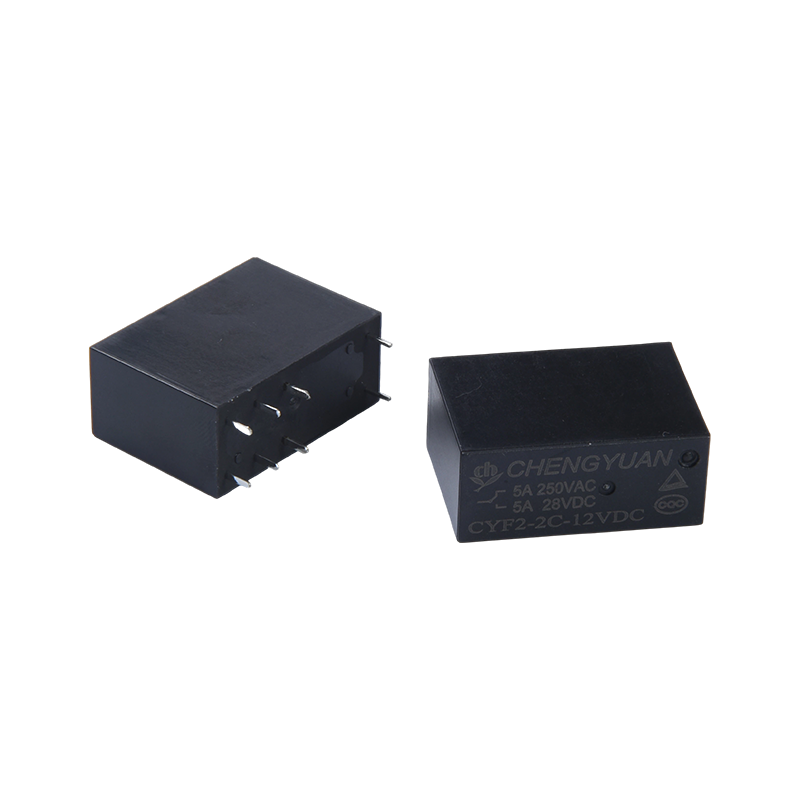 CYF2-rele, DPDT-rele, JQX-14F, 5A 250 VAC rele, 8A rele, 8PIN PCB 0,54 W rele.14F tehorele