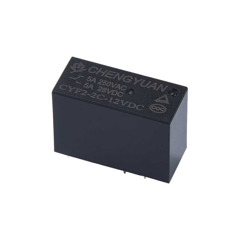 CYF2-rele, DPDT-rele, JQX-14F, 5A 250 VAC rele, 8A rele, 8PIN PCB 0,54 W rele.14F tehorele