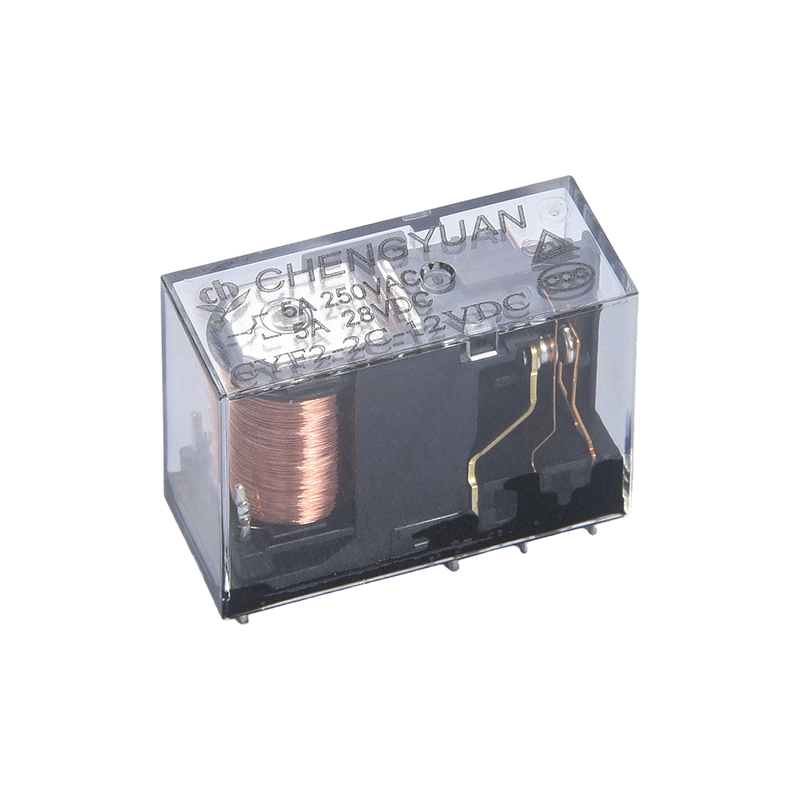 CYF2-rele, DPDT-rele, JQX-14F, 5A 250 VAC rele, 8A rele, 8PIN PCB 0,54 W rele.14F tehorele