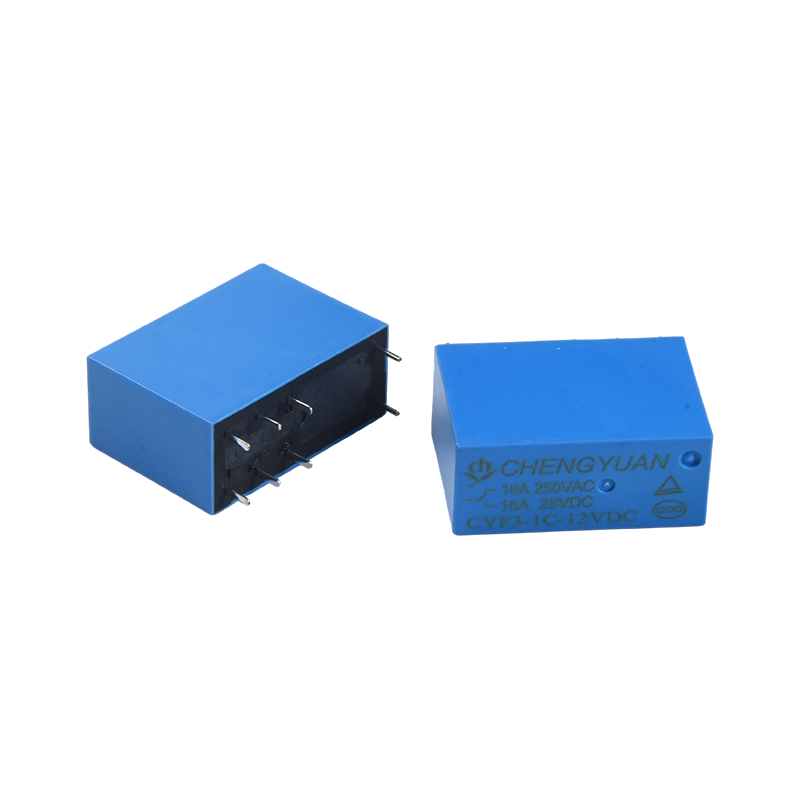 CYF3-rele,SPDT-rele,JQX-14F,16A 250VAC rele,8PIN PCB 0,54W rele.14F tehorele