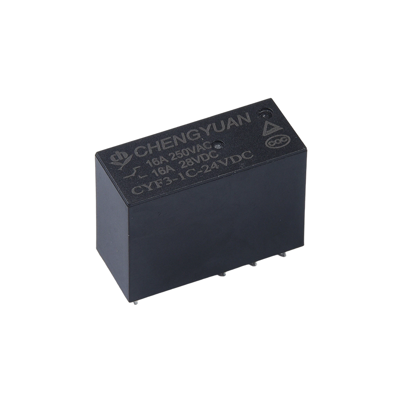 CYF3-rele,SPDT-rele,JQX-14F,16A 250VAC rele,8PIN PCB 0,54W rele.14F tehorele