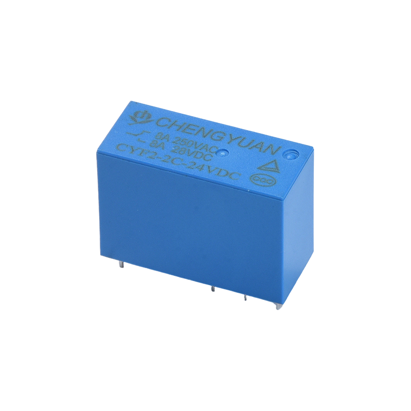 CYF2-rele, DPDT-rele, JQX-14F, 5A 250 VAC rele, 8A rele, 8PIN PCB 0,54 W rele.14F tehorele