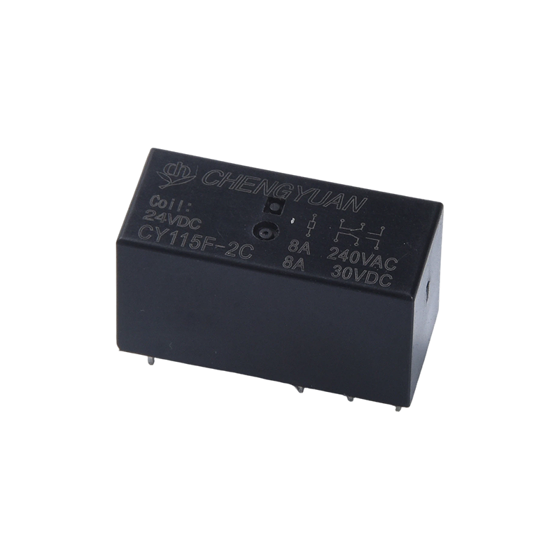 CY115F2 rele, DPDT piirilevyrele, JQX-115F, 8A 0,4 W 8PIN rele, PCB 2C rele.115F tehorele