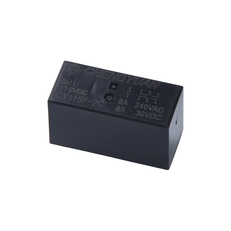 CY115F2 rele, DPDT piirilevyrele, JQX-115F, 8A 0,4 W 8PIN rele, PCB 2C rele.115F tehorele