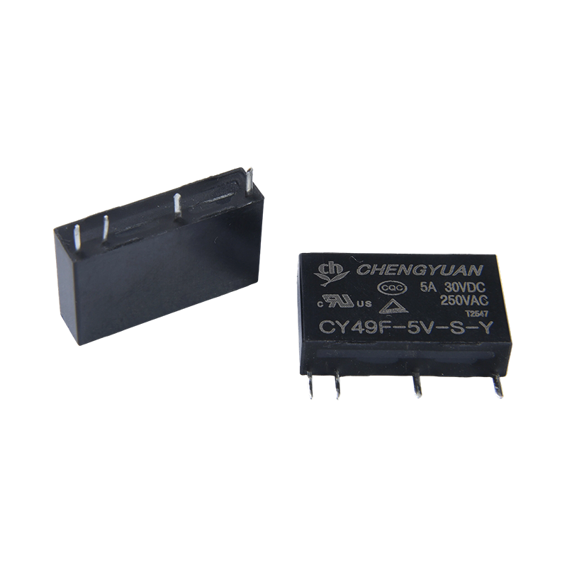 CY49F-rele, ohut tehorele, 49F-rele, signaalirele, 4PIN PCB 5A 0,12 W pieni rele.
