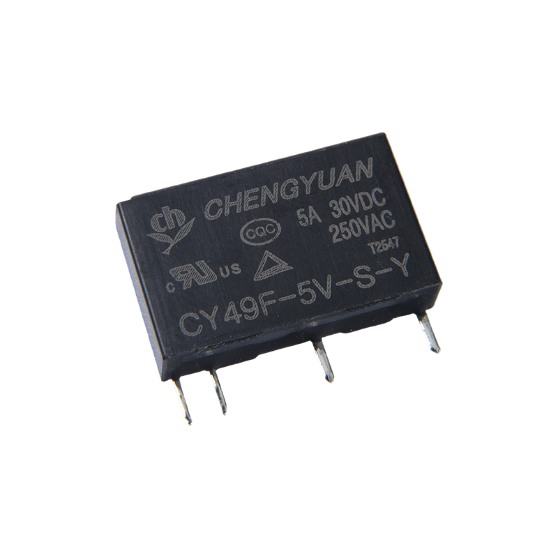 CY49F-rele, ohut tehorele, 49F-rele, signaalirele, 4PIN PCB 5A 0,12 W pieni rele.