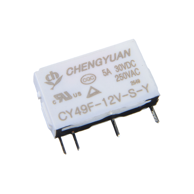 CY49F-rele, ohut tehorele, 49F-rele, signaalirele, 4PIN PCB 5A 0,12 W pieni rele.