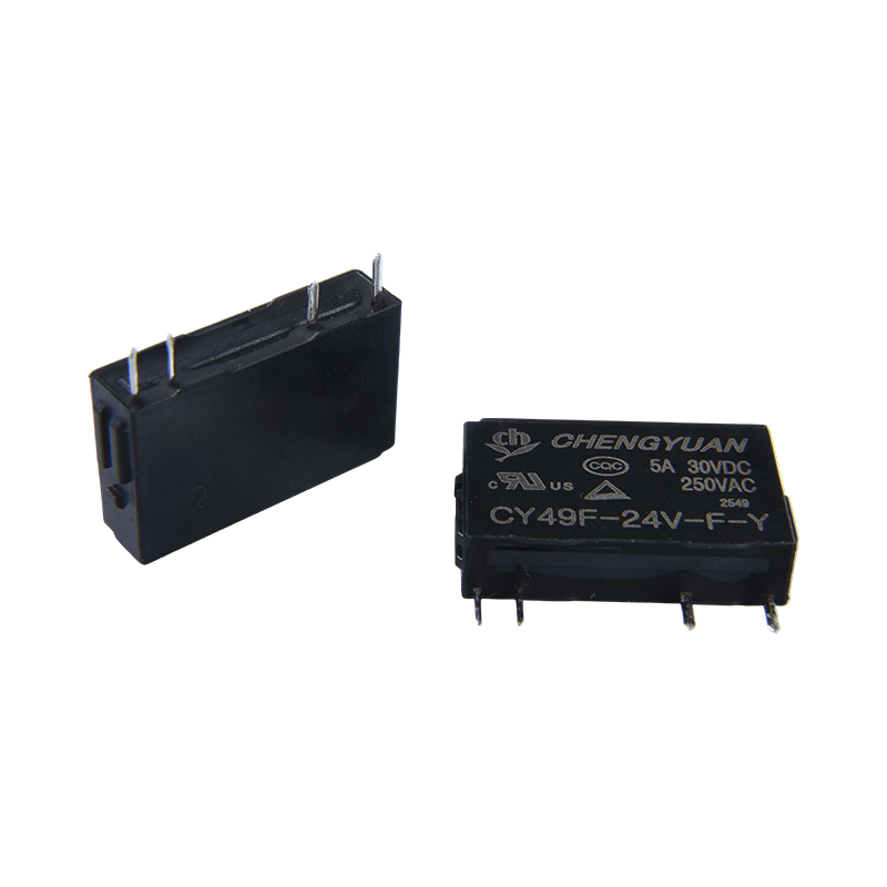 CY49F-rele, ohut tehorele, 49F-rele, signaalirele, 4PIN PCB 5A 0,12 W pieni rele.