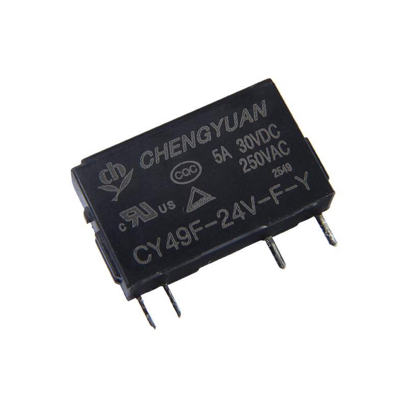 CY49F-rele, ohut tehorele, 49F-rele, signaalirele, 4PIN PCB 5A 0,12 W pieni rele.