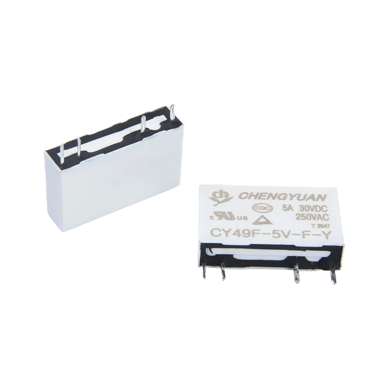 CY49F-rele, ohut tehorele, 49F-rele, signaalirele, 4PIN PCB 5A 0,12 W pieni rele.