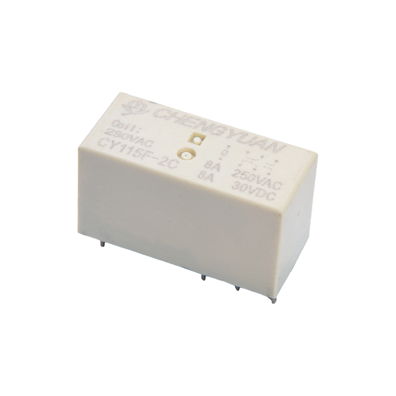 CY115F2 rele, DPDT piirilevyrele, JQX-115F, 8A 0,4 W 8PIN rele, PCB 2C rele.115F tehorele