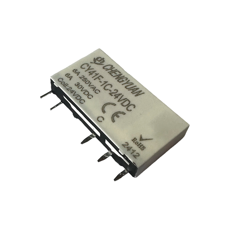 CY41F-rele, ohut tehorele, 41F-rele, signaalirele, 5PIN PCB 6A pieni rele.