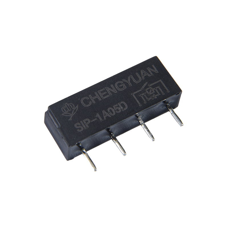 SIP-rele, Reed-rele, SIP-1A05, PCB-kiinnitysrele,